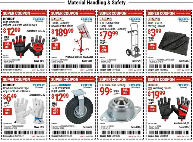 Catalogue Harbor Freight from 07/21/2025
