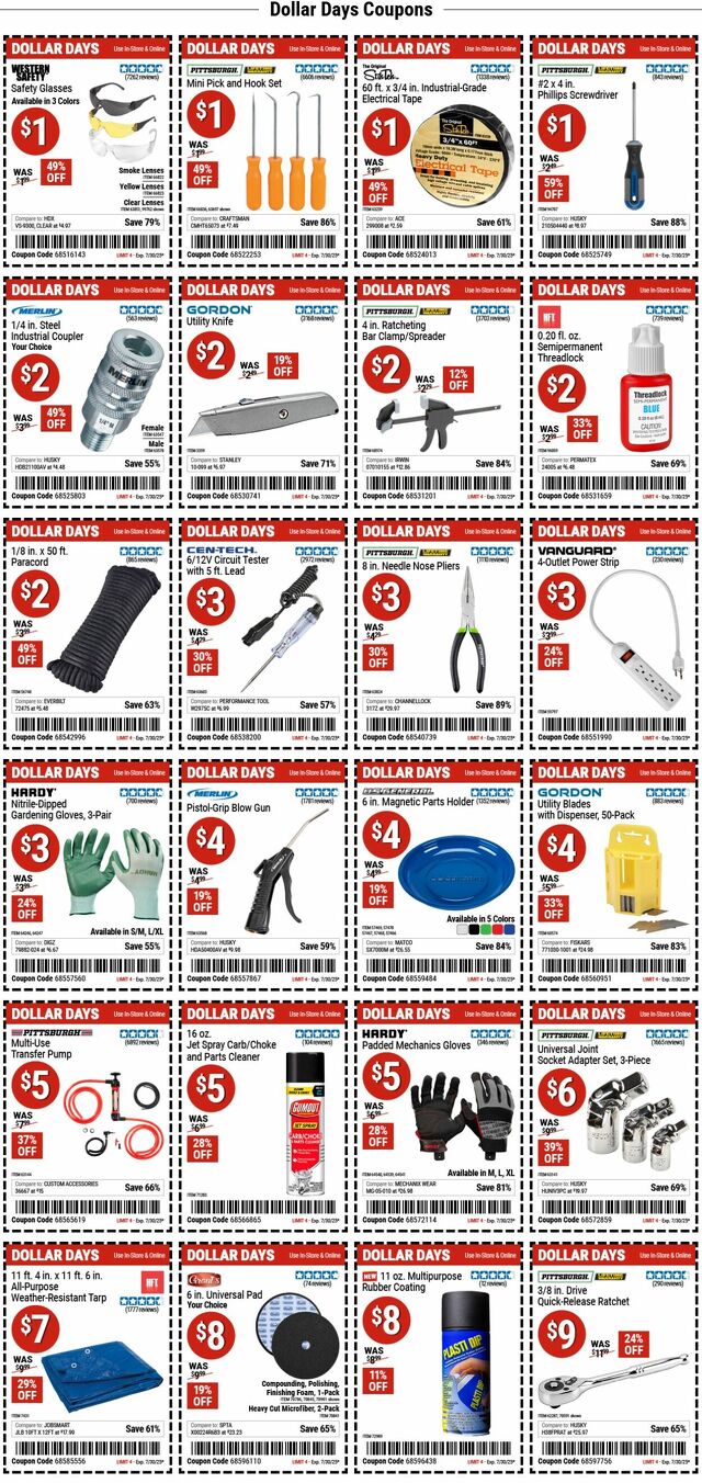 Catalogue Harbor Freight from 07/21/2025