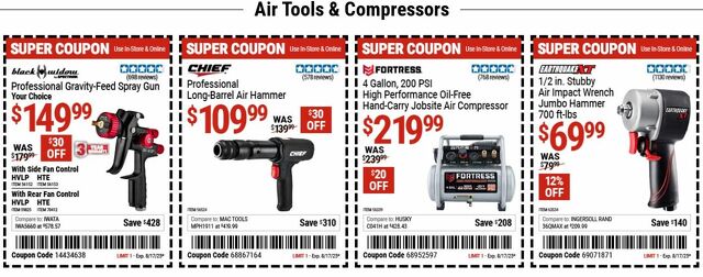 Catalogue Harbor Freight from 08/04/2025
