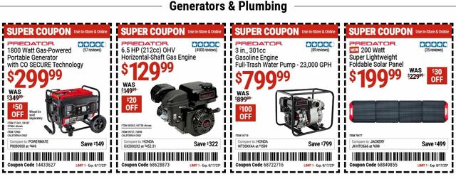 Catalogue Harbor Freight from 08/04/2025