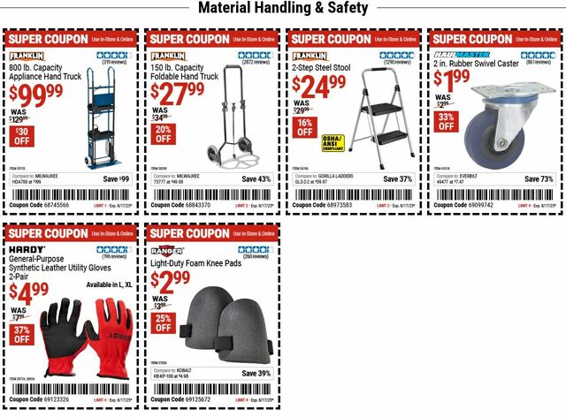 Catalogue Harbor Freight from 08/04/2025