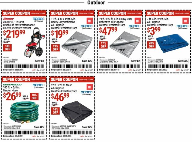 Catalogue Harbor Freight from 08/04/2025