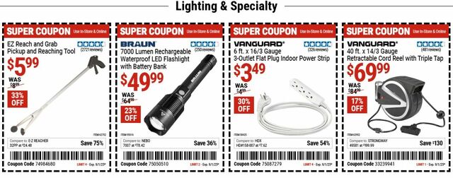 Catalogue Harbor Freight from 08/25/2025