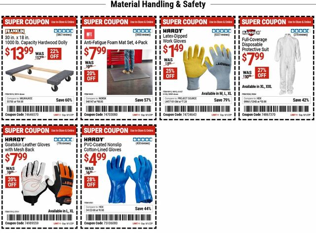 Catalogue Harbor Freight from 08/25/2025