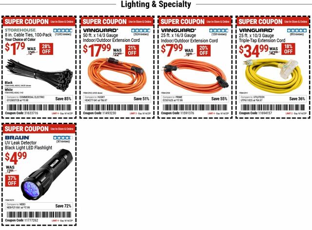 Catalogue Harbor Freight from 09/08/2025
