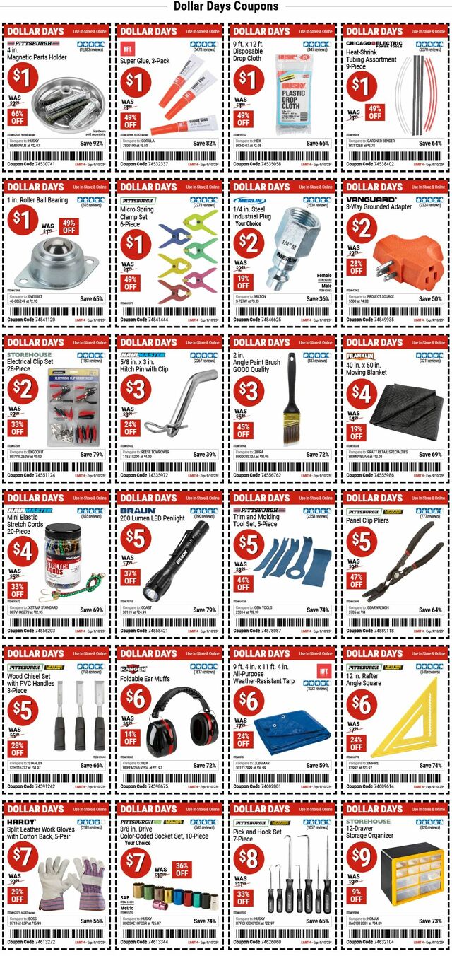 Catalogue Harbor Freight from 09/08/2025