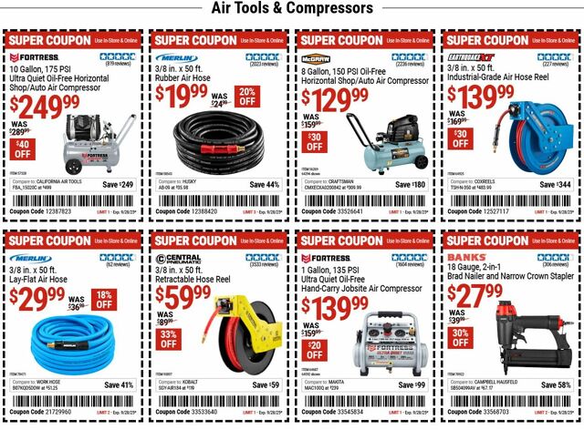Catalogue Harbor Freight from 09/15/2025