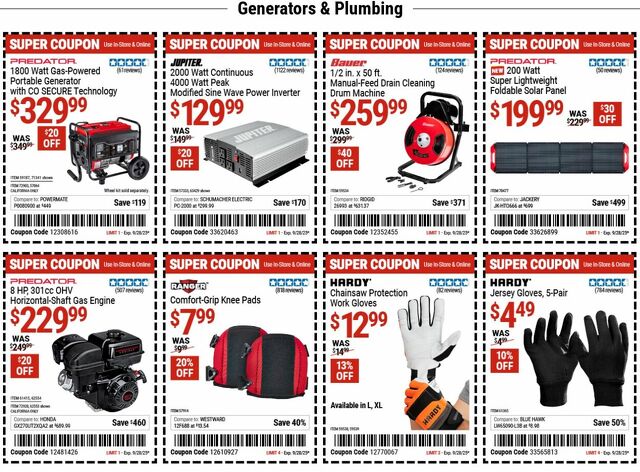 Catalogue Harbor Freight from 09/15/2025