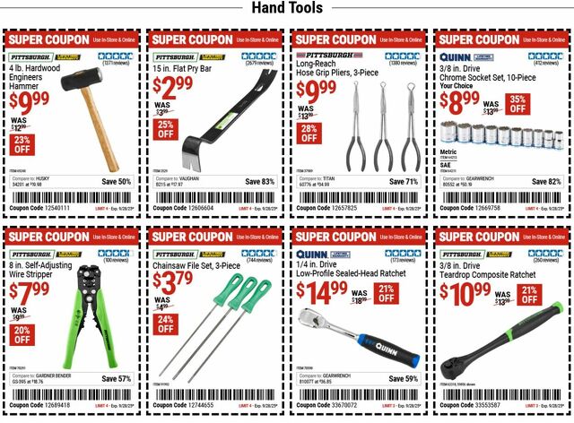 Catalogue Harbor Freight from 09/15/2025