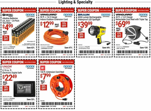 Catalogue Harbor Freight from 09/15/2025