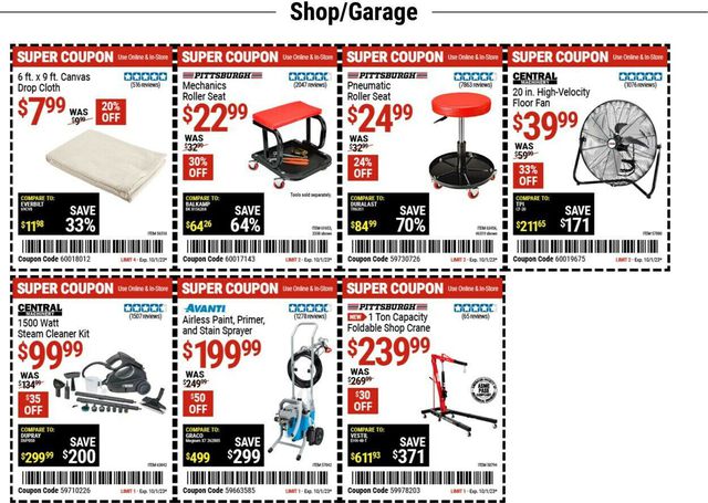 Catalogue Harbor Freight from 09/28/2023