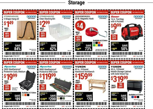Catalogue Harbor Freight from 09/28/2023