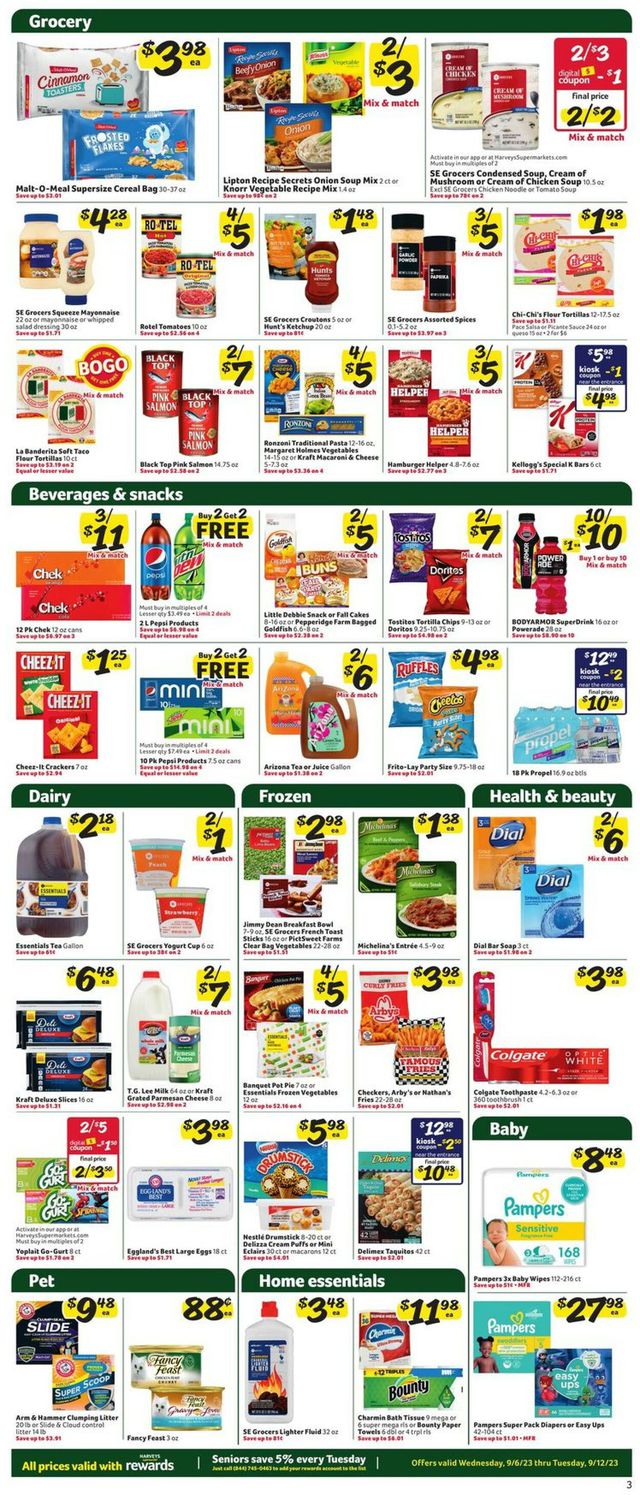 Catalogue Harveys Supermarket from 09/06/2023
