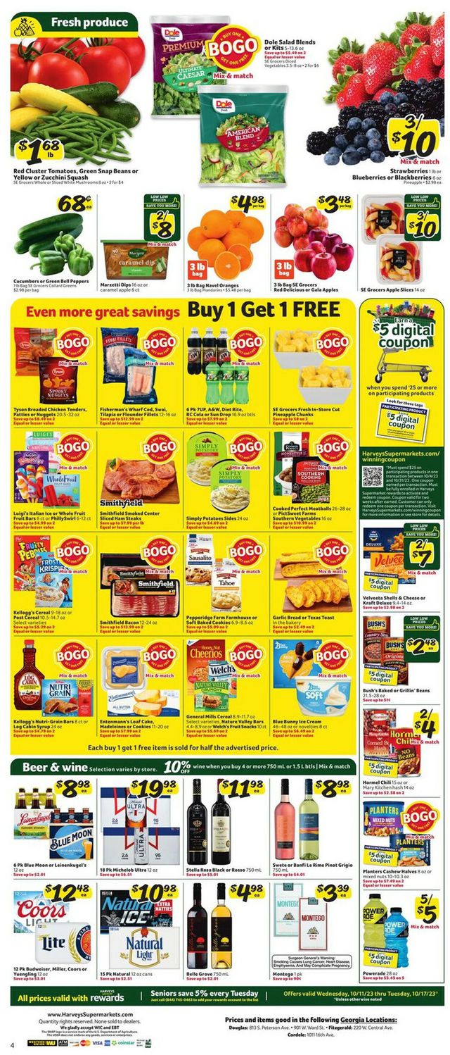 Catalogue Harveys Supermarket from 10/11/2023