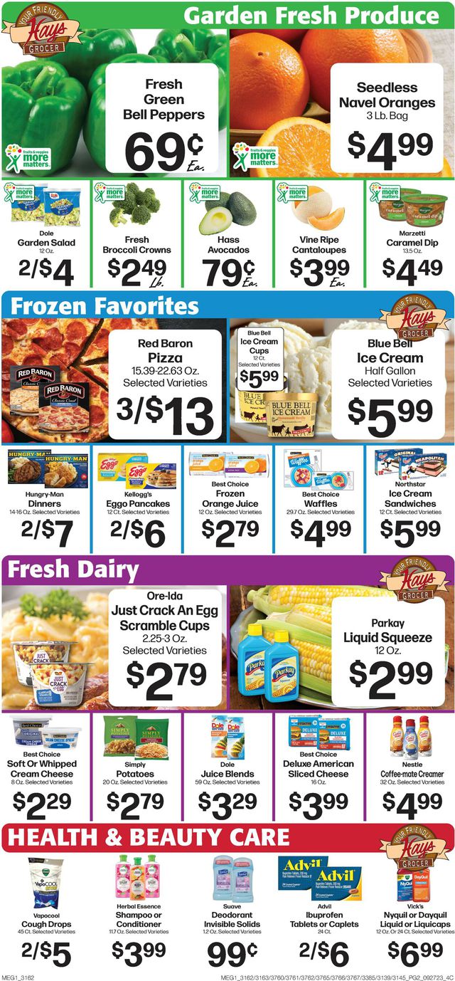 Catalogue Hays Supermarket from 09/27/2023
