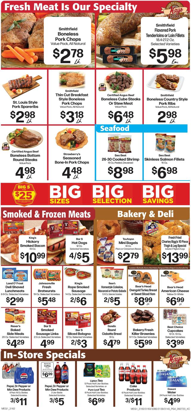 Catalogue Hays Supermarket from 09/27/2023