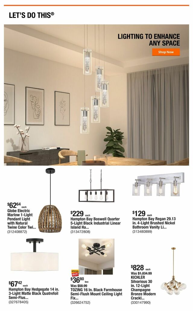 Catalogue Home Depot from 10/10/2024