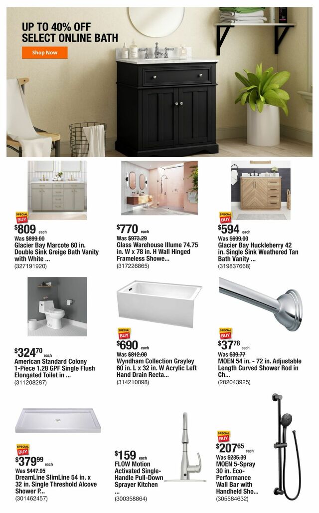Catalogue Home Depot from 10/14/2024