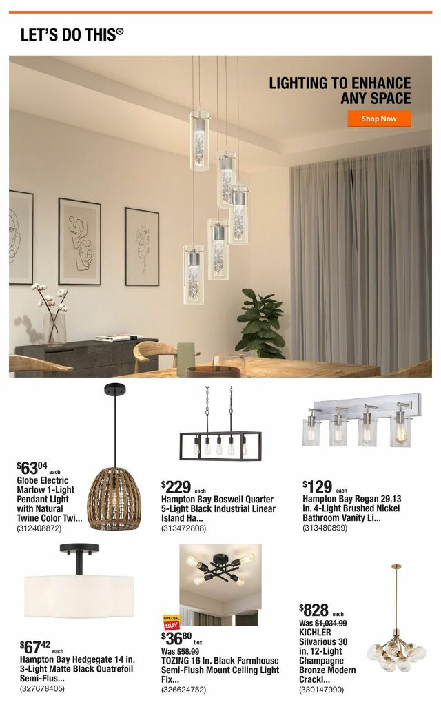 Catalogue Home Depot from 10/10/2024