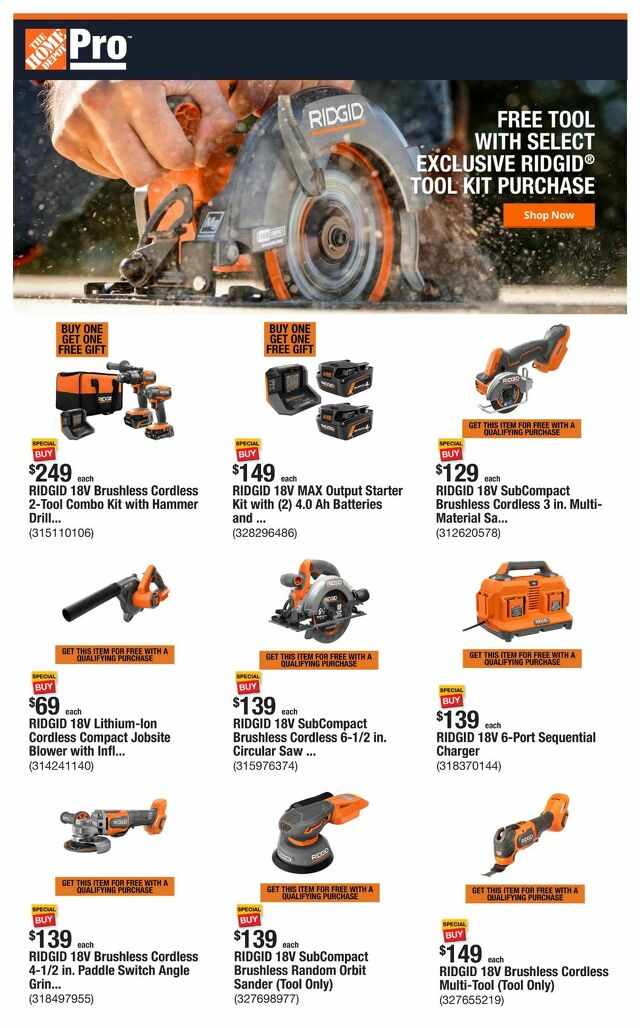 Catalogue Home Depot from 11/04/2024