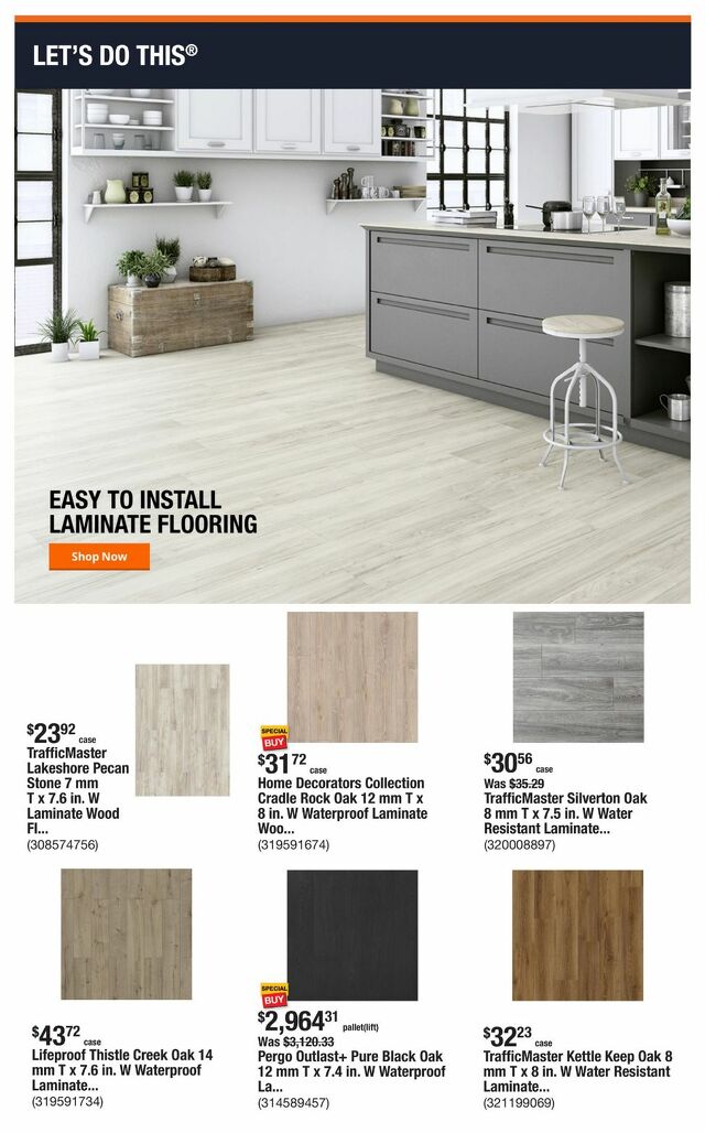 Catalogue Home Depot from 11/11/2024