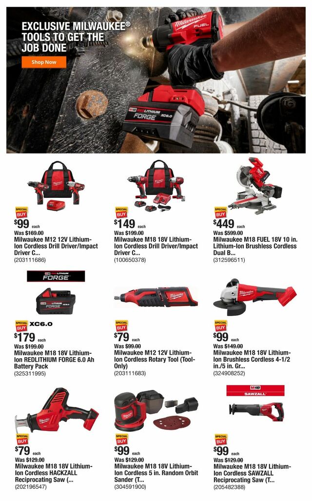 Catalogue Home Depot from 11/18/2024