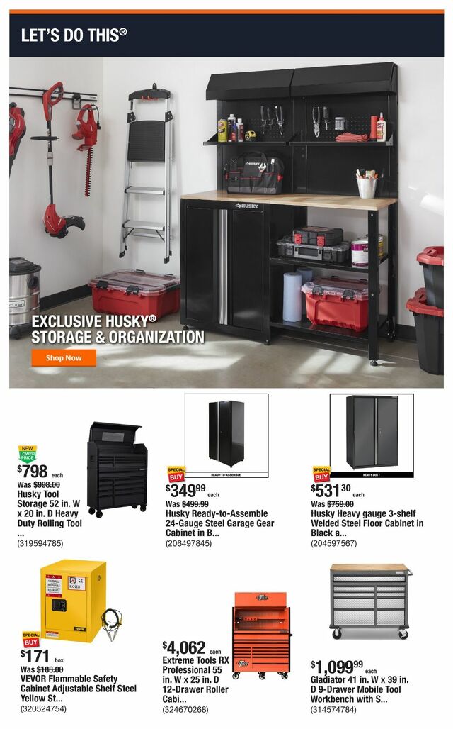 Catalogue Home Depot from 11/25/2024