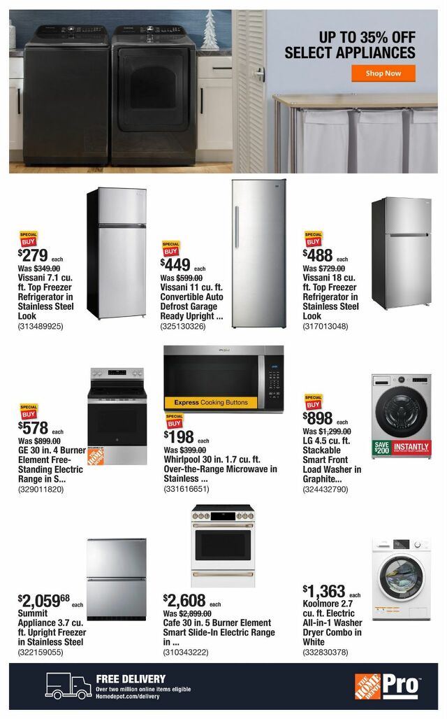 Catalogue Home Depot from 12/09/2024