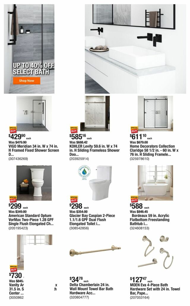 Catalogue Home Depot from 01/06/2025