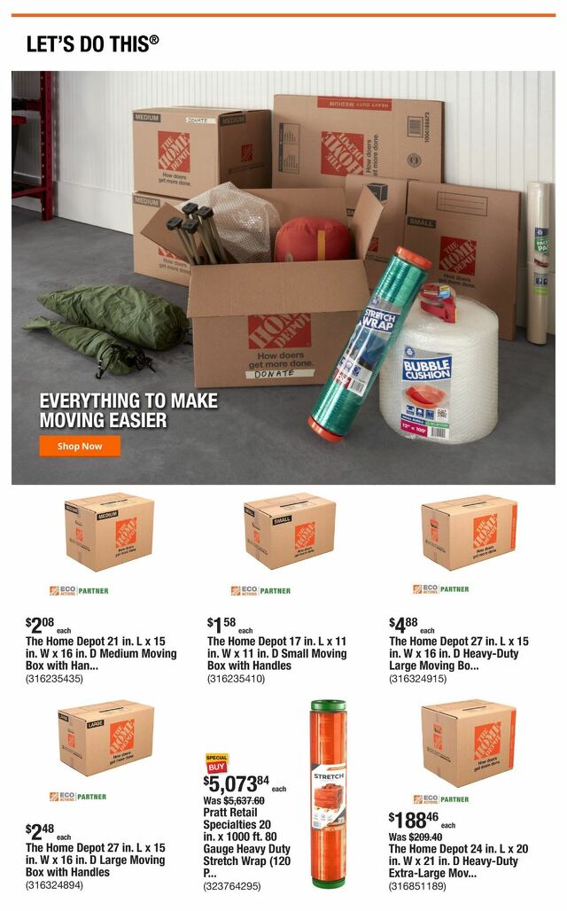 Catalogue Home Depot from 01/09/2025