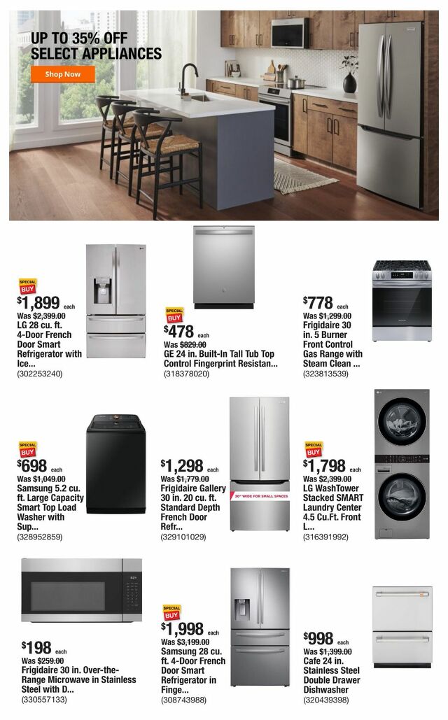 Catalogue Home Depot from 01/13/2025