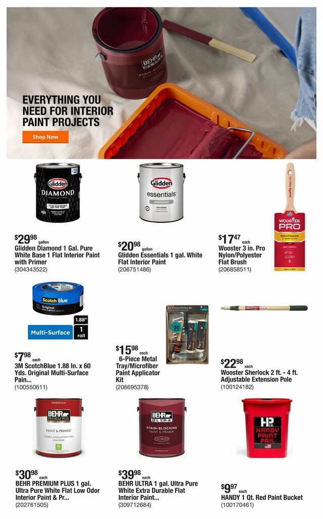 Catalogue Home Depot from 01/16/2025