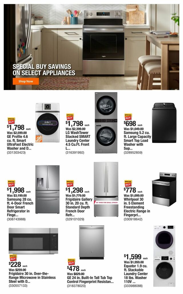 Catalogue Home Depot from 01/30/2025