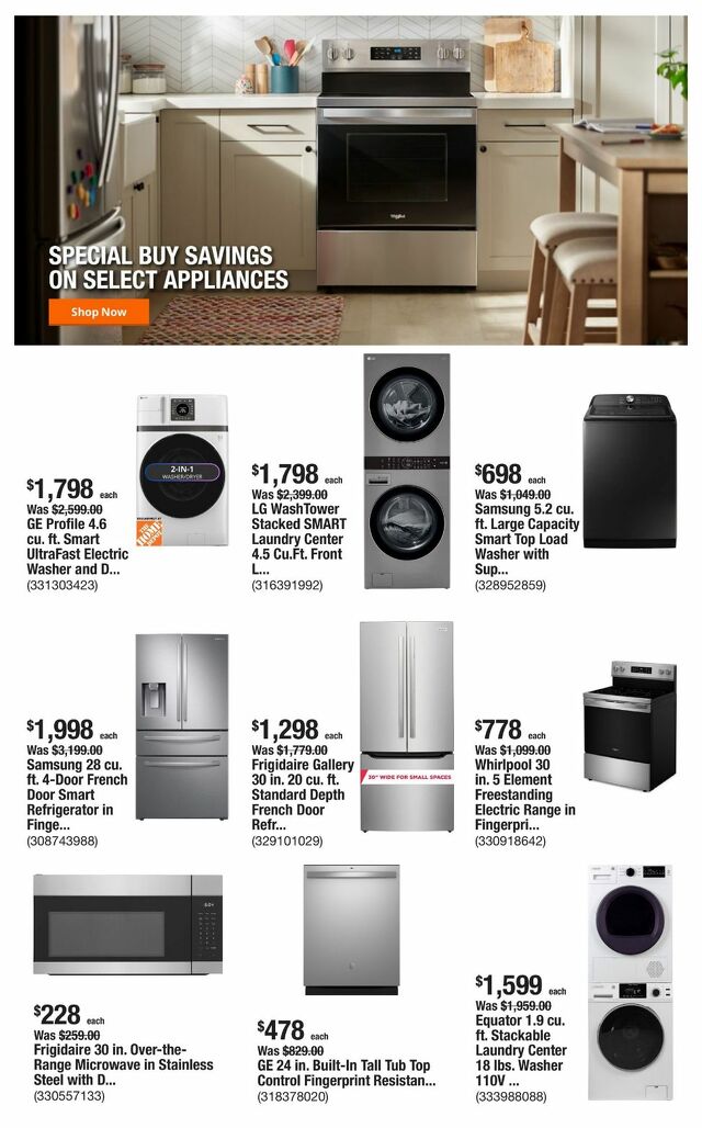 Catalogue Home Depot from 01/30/2025