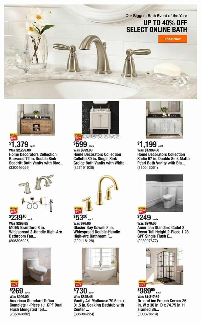 Catalogue Home Depot from 02/06/2025