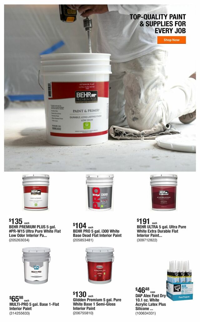 Catalogue Home Depot from 02/17/2025