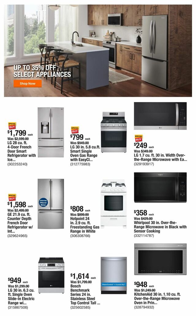 Catalogue Home Depot from 02/24/2025