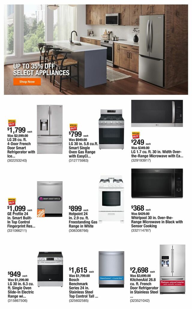 Catalogue Home Depot from 02/24/2025