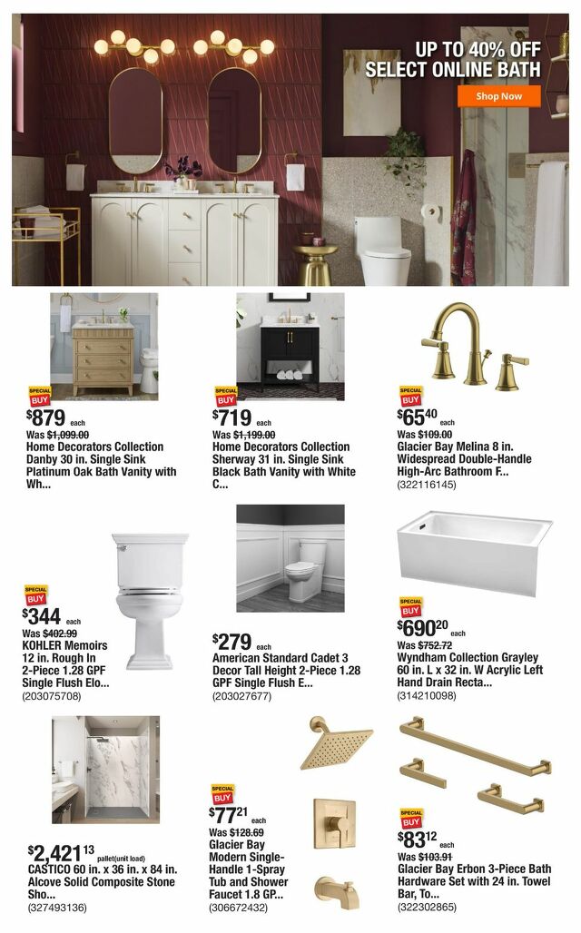 Catalogue Home Depot from 03/10/2025