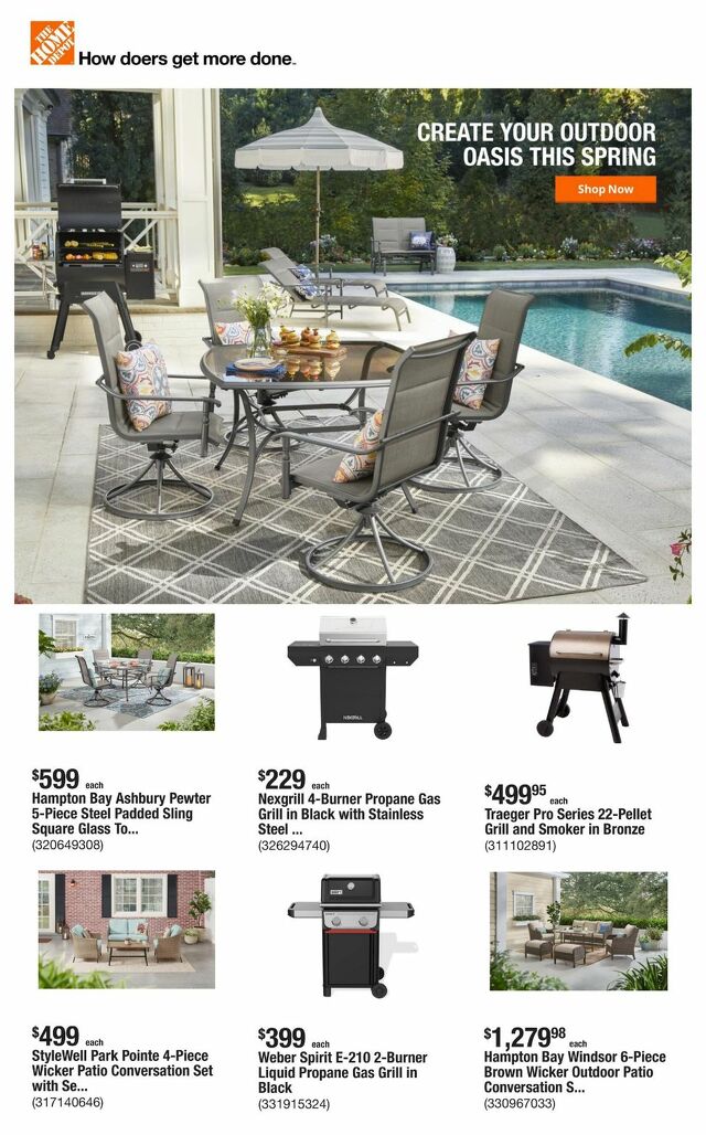 Catalogue Home Depot from 03/13/2025