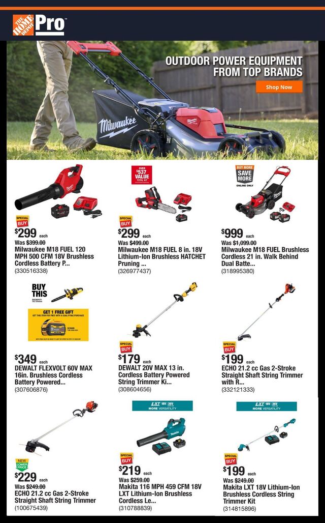 Catalogue Home Depot from 04/28/2025