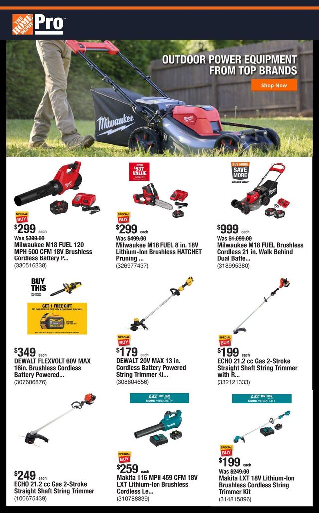 Catalogue Home Depot from 04/28/2025