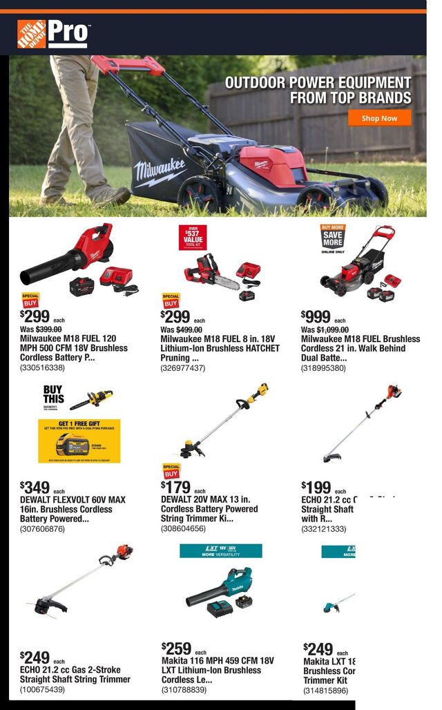 Catalogue Home Depot from 04/28/2025
