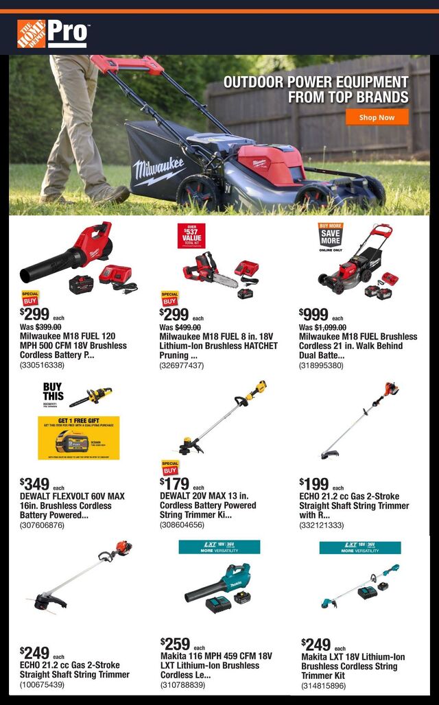 Catalogue Home Depot from 04/28/2025