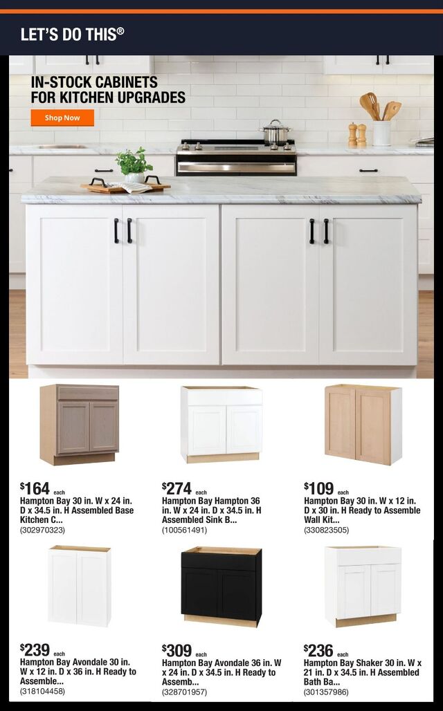 Catalogue Home Depot from 04/28/2025
