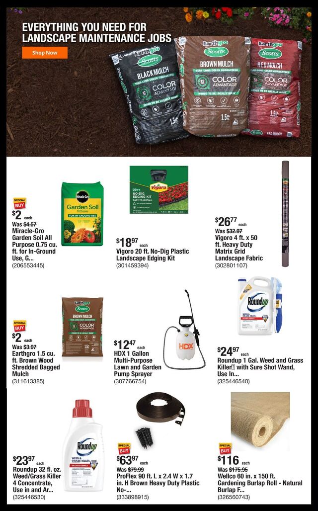 Catalogue Home Depot from 05/05/2025