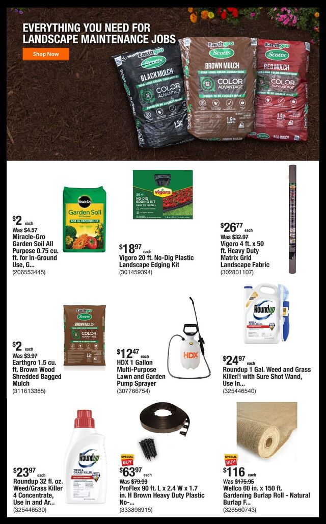 Catalogue Home Depot from 05/05/2025