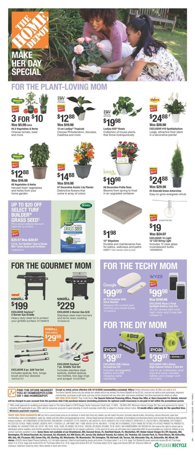 Catalogue Home Depot from 05/08/2025