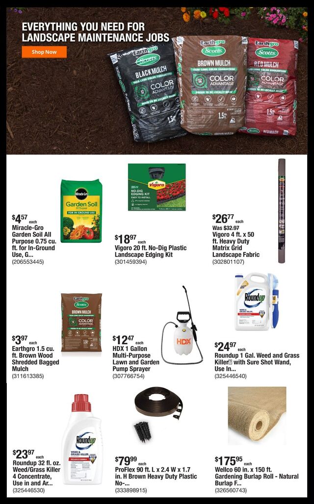 Catalogue Home Depot from 05/05/2025