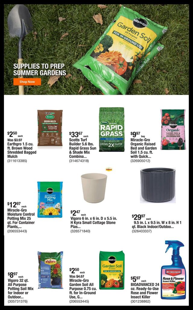 Catalogue Home Depot from 05/19/2025